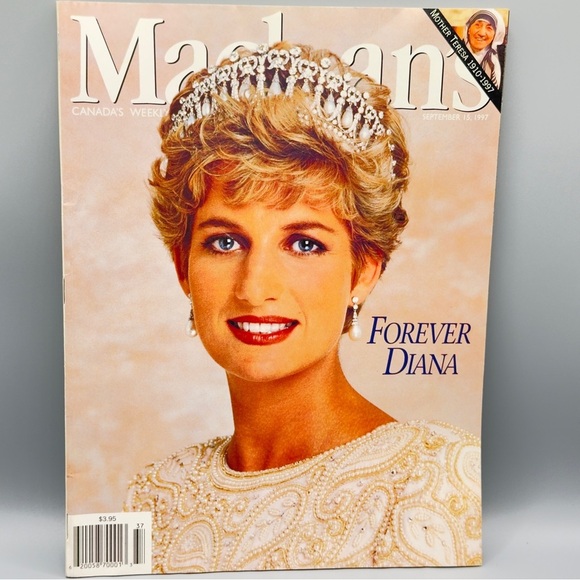 Maclean’s Magazine Sept 15, 1997 – Princess Diana & Mother Teresa Tribute - Picture 1 of 14